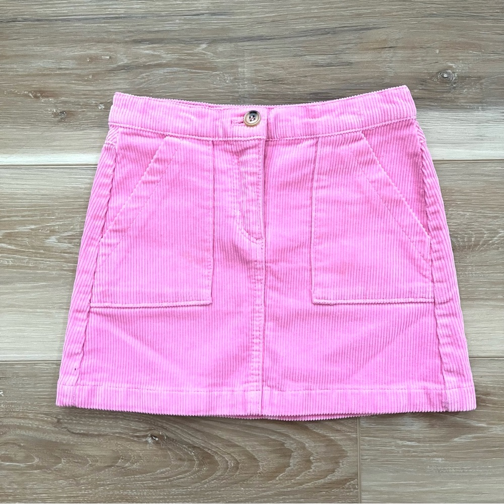H&M Pink Cord Skirt